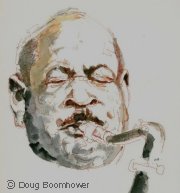 Learn to draw with ink wash and water color - Coleman Hawkins