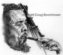 How to draw hair - Charles Mingus 1